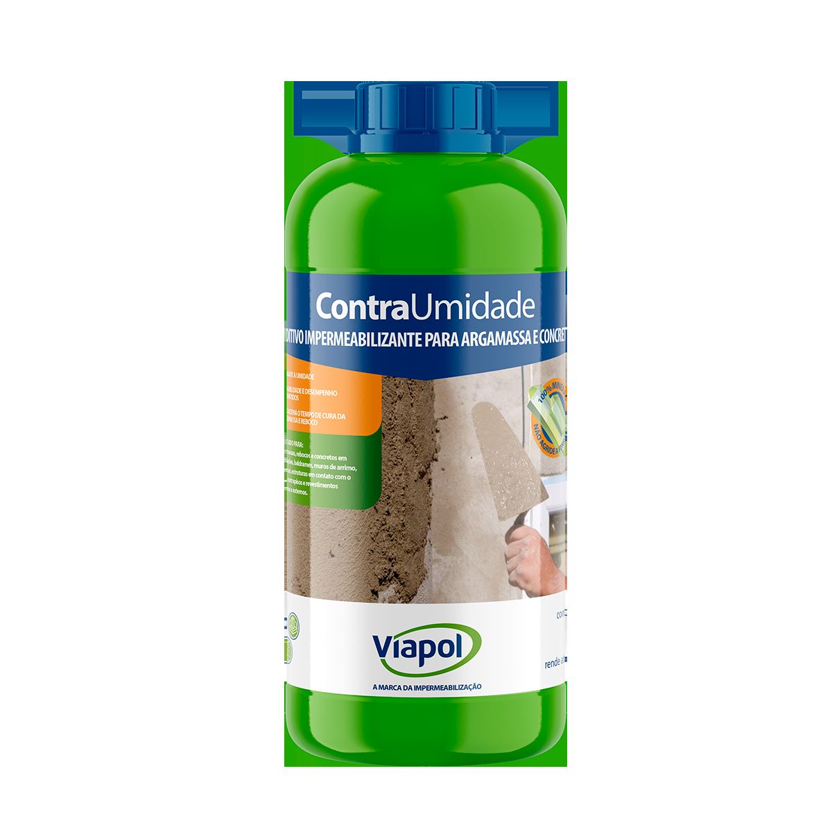 Aditivo Impermeabilizante Contra Umidade 1L Viapol